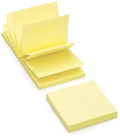 Samolepicí bloček 100ls žlutý