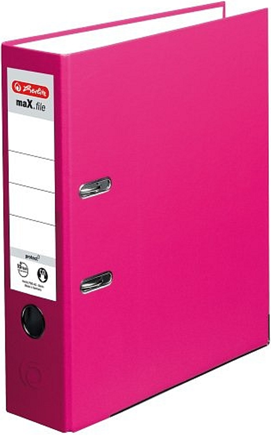 Pákový pořadač A4 80mm PP Herlitz MaX.Fi