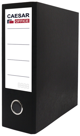 Pákový pořadač A5 80mm Senator Caesar Office prešpán černý