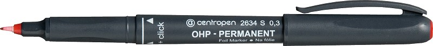 Permanentní popisovač Centropen 2634 OHP SF