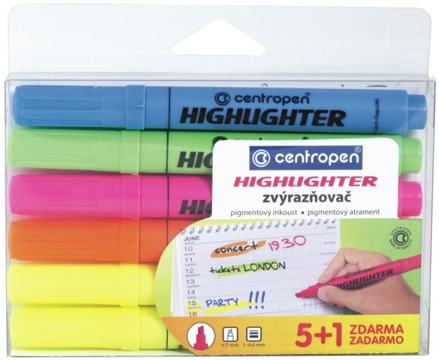 Zvýrazňovač Centropen 8552