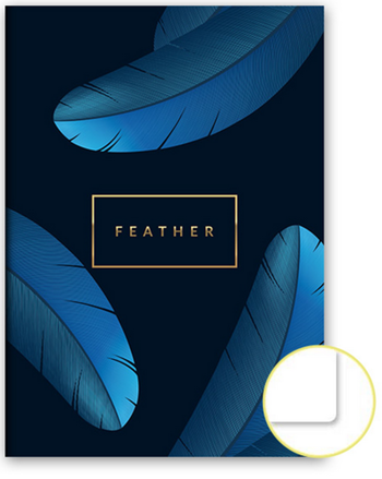Sešit 480 A4 80ls Feather