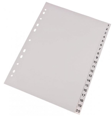 Rozřaďovač A4 PP 1-20