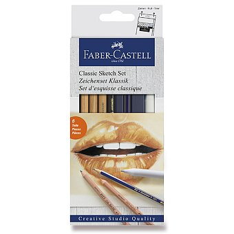 Umělecká sada Faber-Castell Goldfaber Classic Sketch - sada 6 kusů