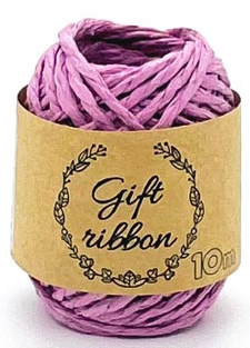 Stuha vázací papír 10m/2mm různé barvy