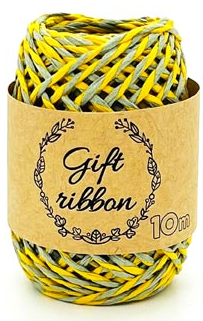 Stuha vázací papír 10m/2mm různé barvy