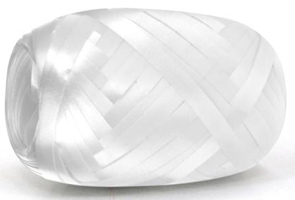 Stuha vázací 5mm/20m hladká bílá