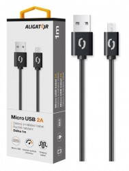 Datový kabel ALIGATOR 2A micro USB 1m, 