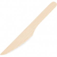 Bio nůž 16,5 cm / 100 ks / dřevo