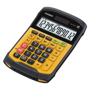 Casio Kalkulačka WM 320 MT, černo-žlutá, stolní, vodotěsná