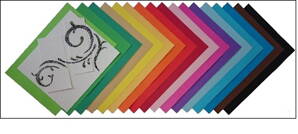 Papír barevný A4  / 160g - 10 listů