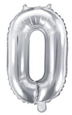 Balónek folióvý číslice 35cm