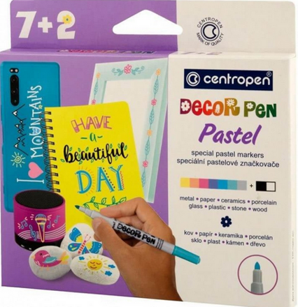 Fixy 2738 Decor Pen pastel 7+2ks