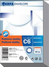 Obálky C6 samolepicí / 10 ks Obálky C6 samolepicí / 10 ks