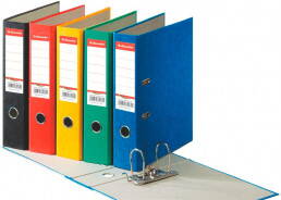 Pořadač A4 / pákový / 75 mm / prešpán Esselte Pořadač A4 / pákový / 75 mm / prešpán Esselte