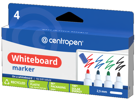 Popisovač na tabule Centropen 8559 sada 4ks