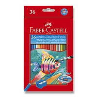 AKVARELOVÉ PASTELKY FABER-CASTELL - 36 BAREV + ŠTĚTEC