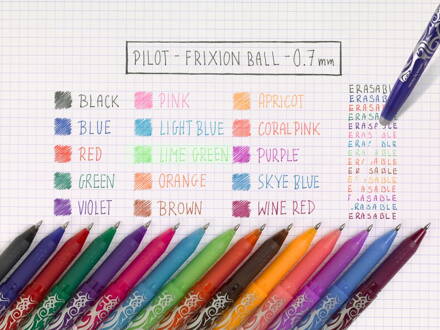 FriXion Ball  - Střední hrot (M)    -  Průměr hrotu : 0.70 mm