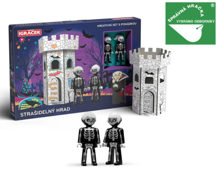 Igráček Strašidelný hrad - kreativní set s pohádkou