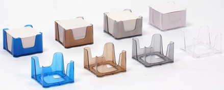 Blok kostka v boxu šedá