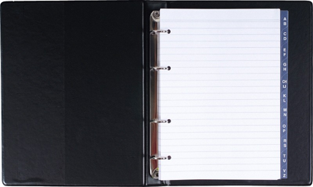 Blok karis A5  plastový s registrem.