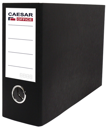 Pákový pořadač A5 80mm Senator Caesar Office prešpán černý