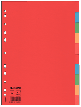  Rozřaďovač A4 kartonový Economy 12ls barevný