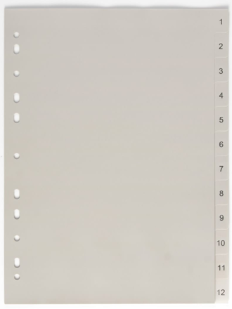 Rozřaďovač A4 PP 1-12