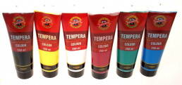 Temperové barvy 250 ml Koh-i-noor - rumělka červená